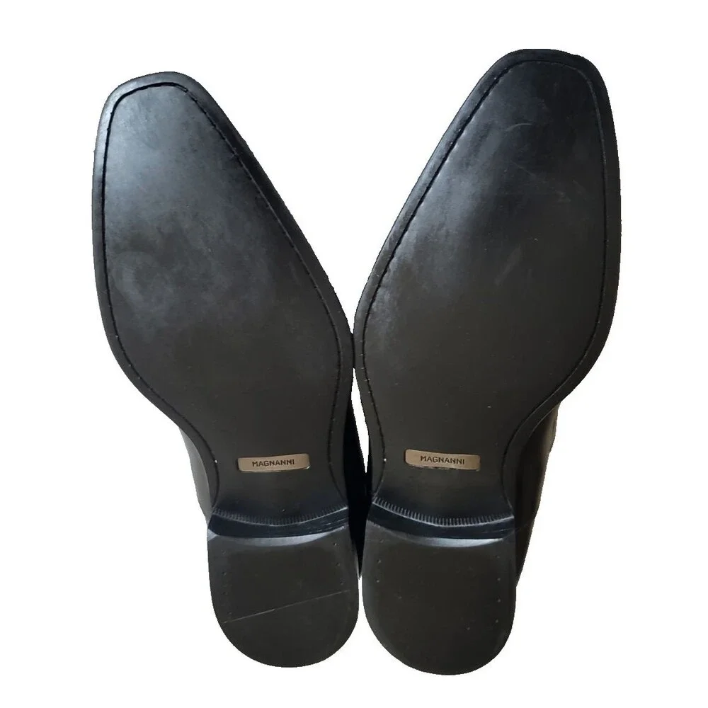 Magnanni Mayon Cap Toe Oxford Leather Shoes $550 Men's Size 8D Made in Spain